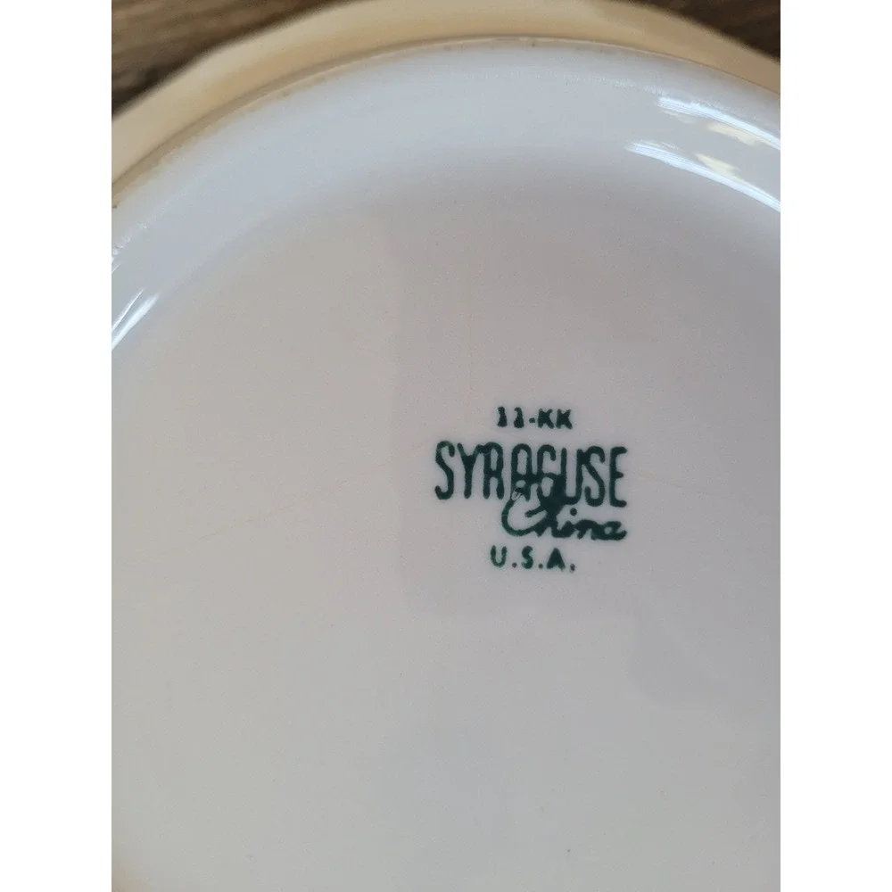 Vintage Syracuse China Bowls Apple Blossom Park Lane Mid-Century Modern Set of 2